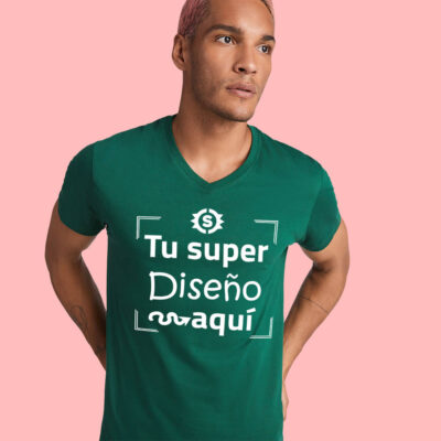 Camiseta Cuello Pico Hombre