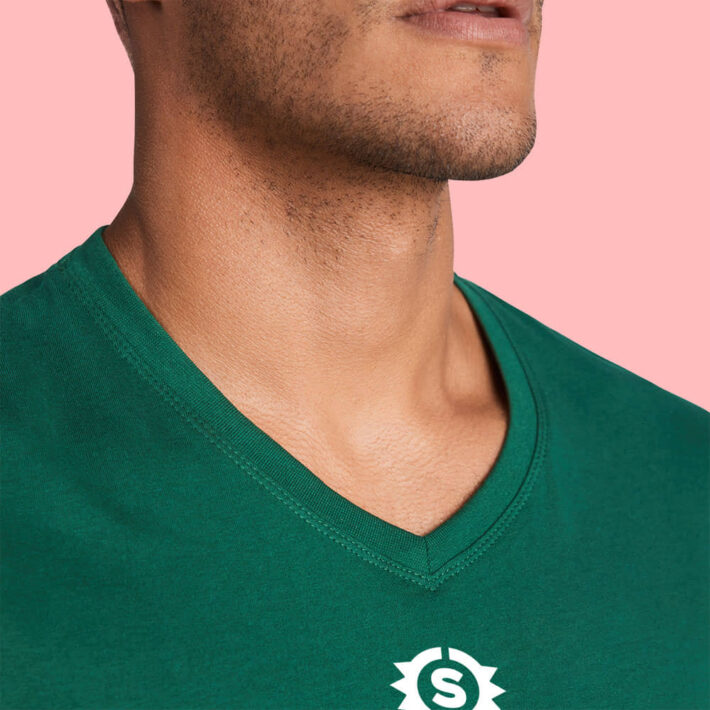 Camiseta cuello pico hombre - imagen 3
