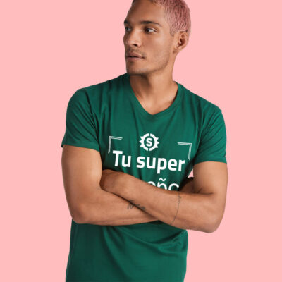 Alternative view of Camiseta Cuello Pico Hombre