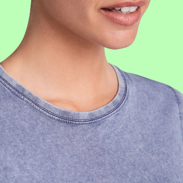 Camiseta efecto jean mujer - imagen 5
