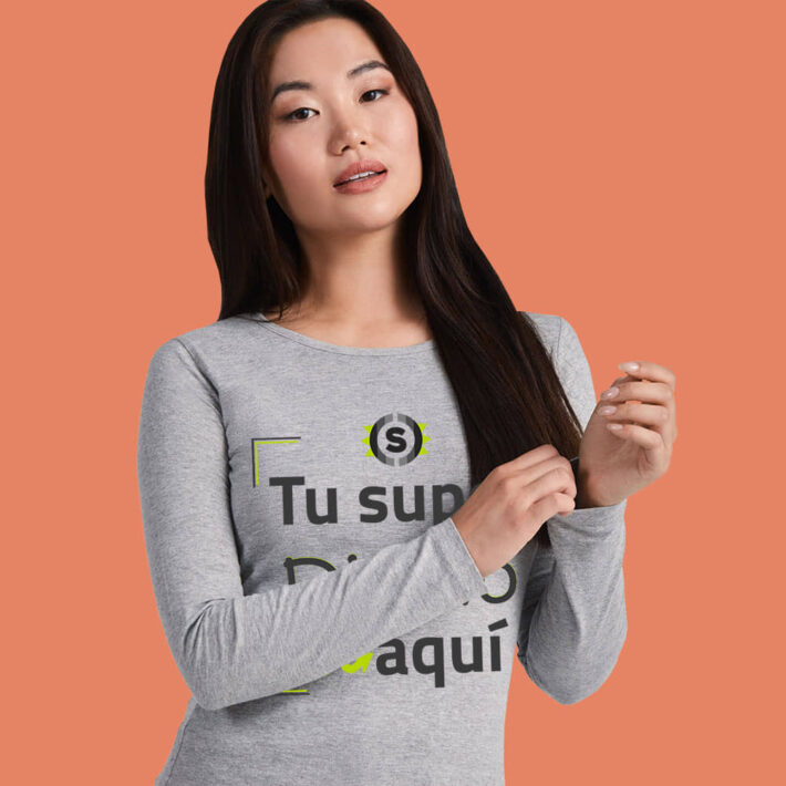 Camiseta manga larga mujer