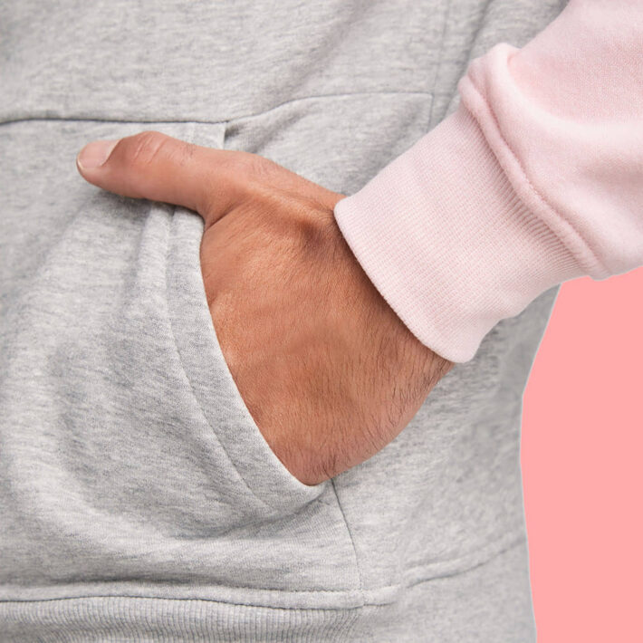 Sudadera bicolor con capucha unisex - imagen 5