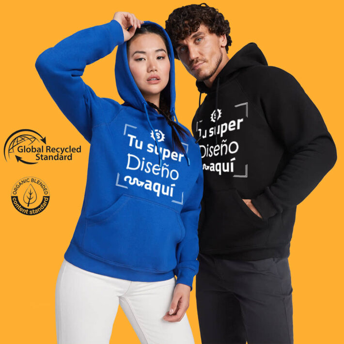 Sudadera orgánica con capucha unisex