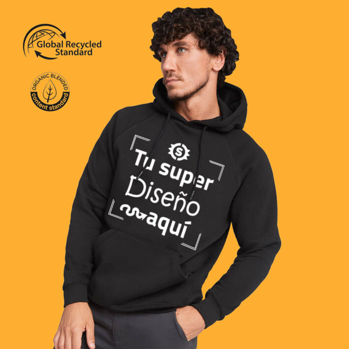 Sudadera orgánica con capucha unisex - imagen 4