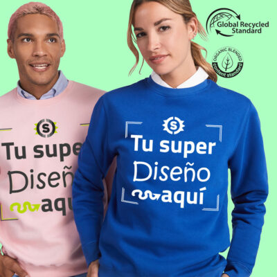 Alternative view of Sudadera Orgánica Unisex