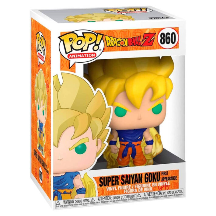 Funko pop dragon ball z super saiyan goku first appearance 860