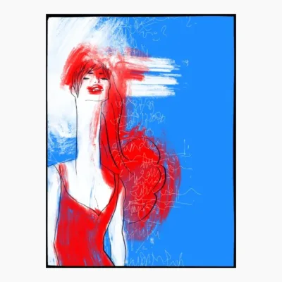 Mujer Pelo Rojo