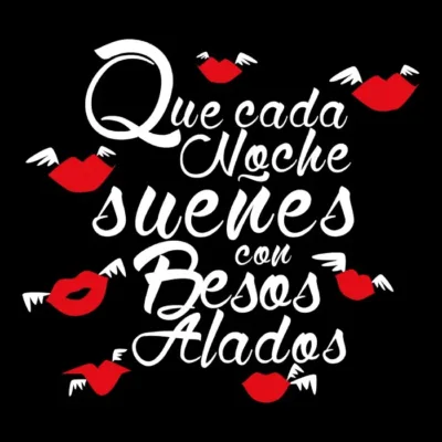 Que Cada Noche Sueñes Con Besos Alados