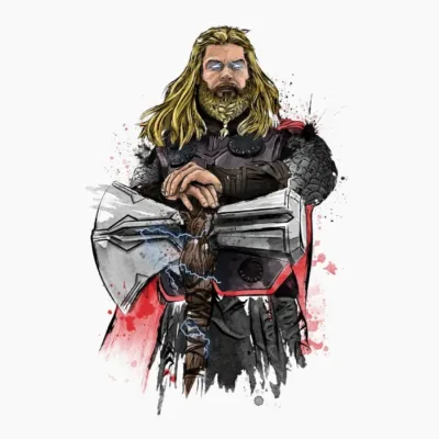 God Of Thunder Watercolor