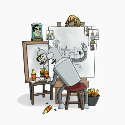 Retrato De Un Robot