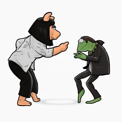 Kermit And Piggy Dance