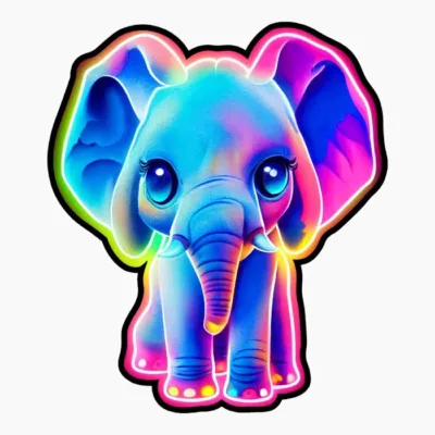 Neon Elephant