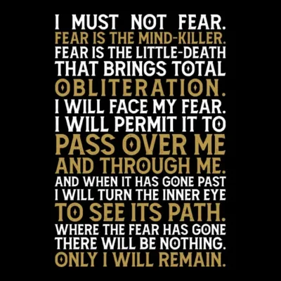 I Must Not Fear