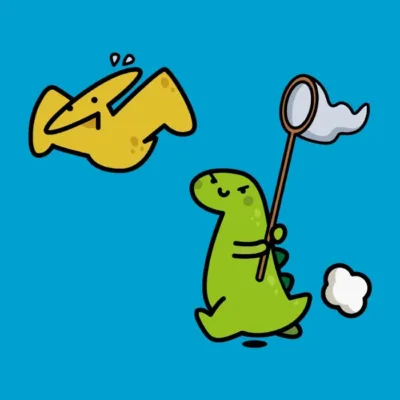 Dinosaurio Cazamoscas