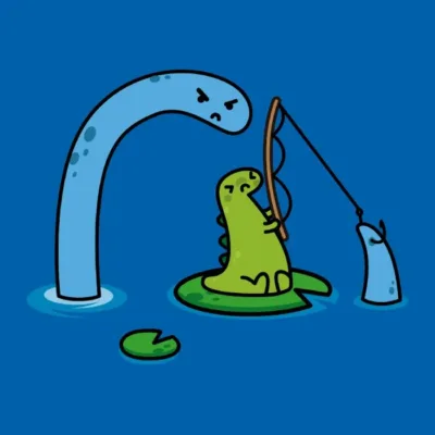 Dinosaurio Pesca