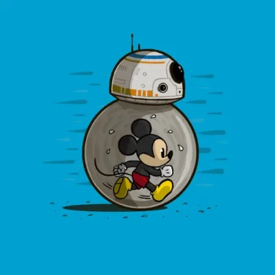 MM-8 y Mickey Mouse