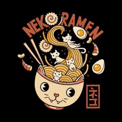 Ramen Cat Head