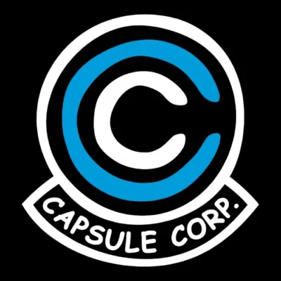 Capsule Corp. Fondo oscuro.
