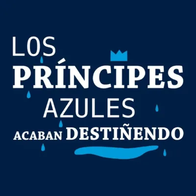 Los príncipes azules acaban destiñendo. Fondo oscuro.