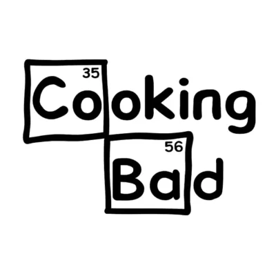 Cooking Bad. Fondo claro.