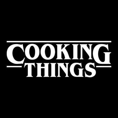 Cooking Things. Fondo oscuro.