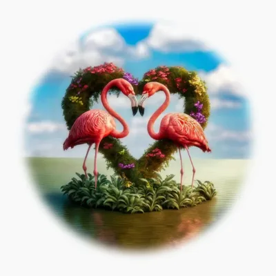 Flamingos In Love (Flamencos Enamorados)