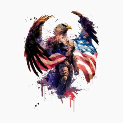 Anthropomorphic American Eagle
