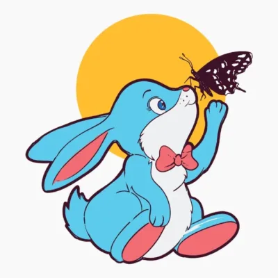 Rabbit and Butterfly