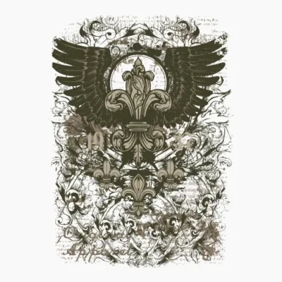 Wing Emblem Text
