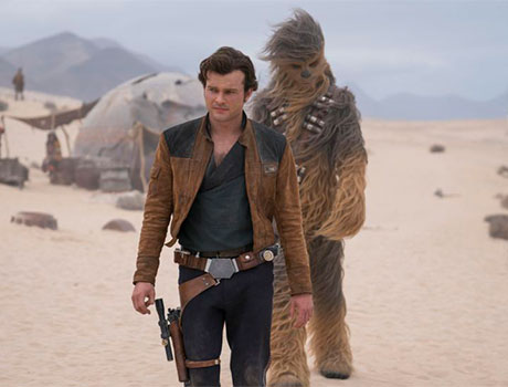 Han Solo y Chewie de jovenes