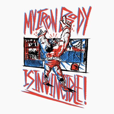 My iron body is invincible - cream or clear shirts