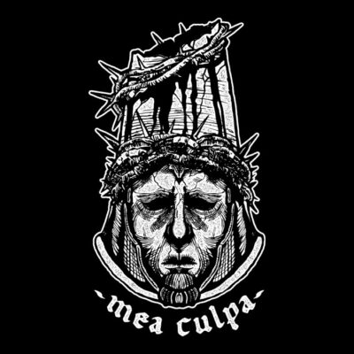 Mea culpa - stamp white
