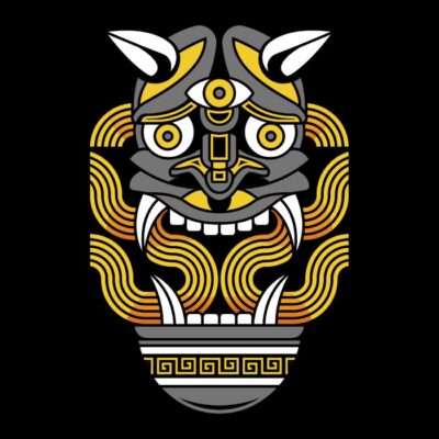 Geometric Oni Ramen