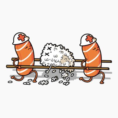 Injured rice