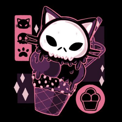 Skull Kitty Cream
