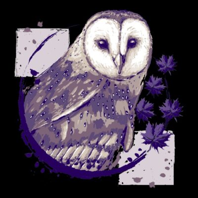 Barn Owl Painting