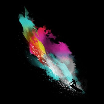 Splash surfing