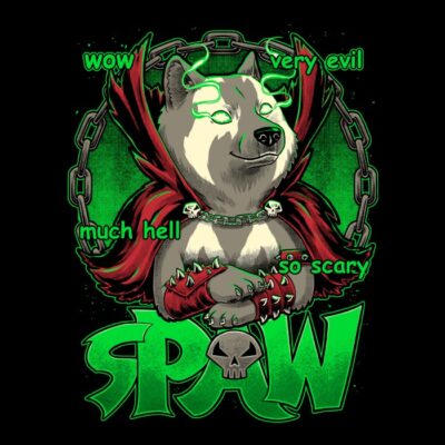 Spaw cute comic dog hell