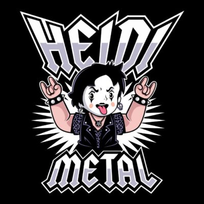 Heidi Metal - contornoblanco