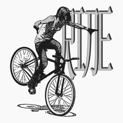 Riding my bike