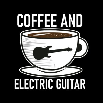 Coffee and electric guitar