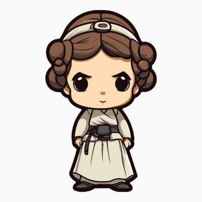 Chibi Princess Leia