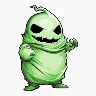 Chibi Oogie Boogie Green