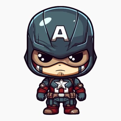 Chibi Captain America