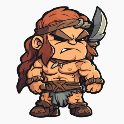 Chibi Barbarian 001