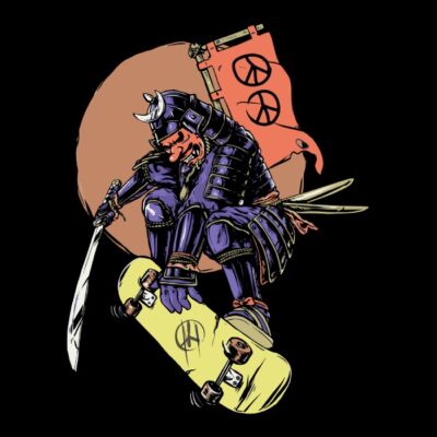 Tengu Skater Samurai