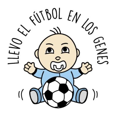 Llevo el fútbol en los genes (color). Niño.