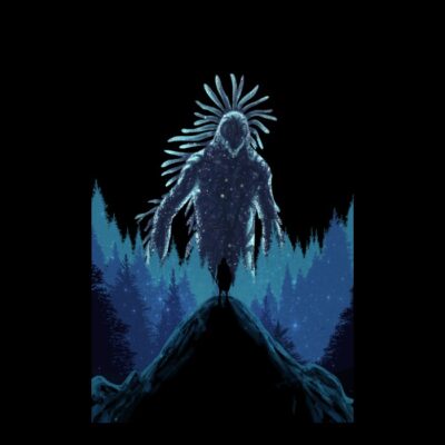 Night mononoke forest spirit