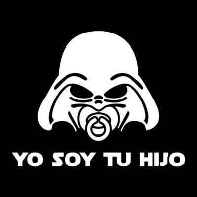Yo soy tu hijo. Fondo oscuro.