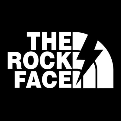 The rock face. Fondo oscuro.